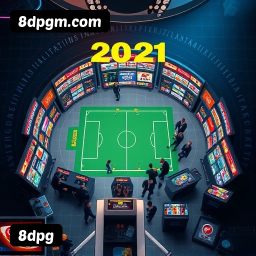 Plataforma 8dpg mostrando interface moderna, jogos certificados e recursos de segurança licenciados